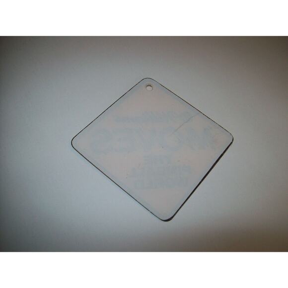 Earthshaker Pinball Machine Plastic Promo Keychain Coaster Original Vintage - Picture 2 of 3